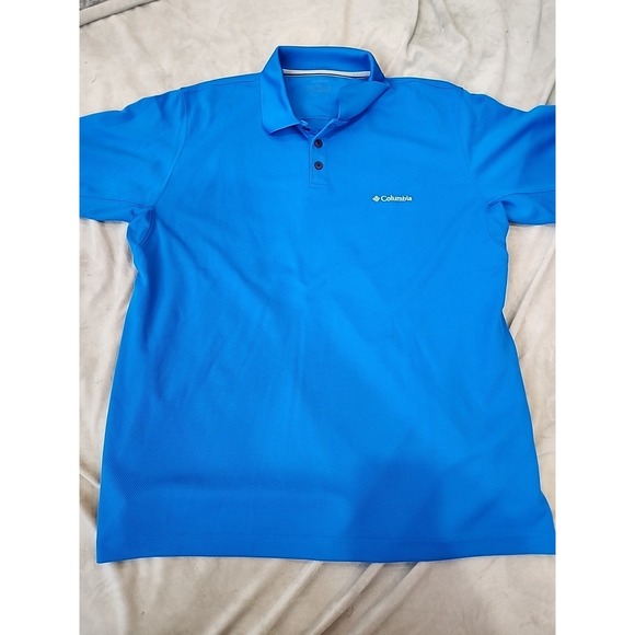Columbia Other - Columbia Men's Polo Blue Omni-shade Size XL